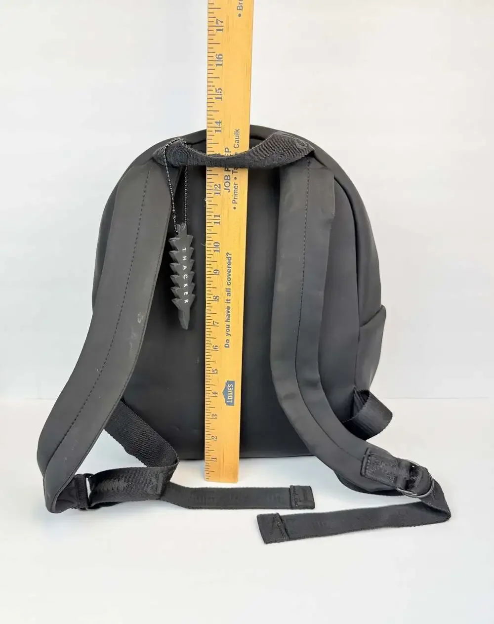 Thacker Ella Neoprene Mini Backpack in Black